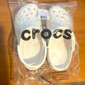 Unisex White Brand New Crocs US M6/W8